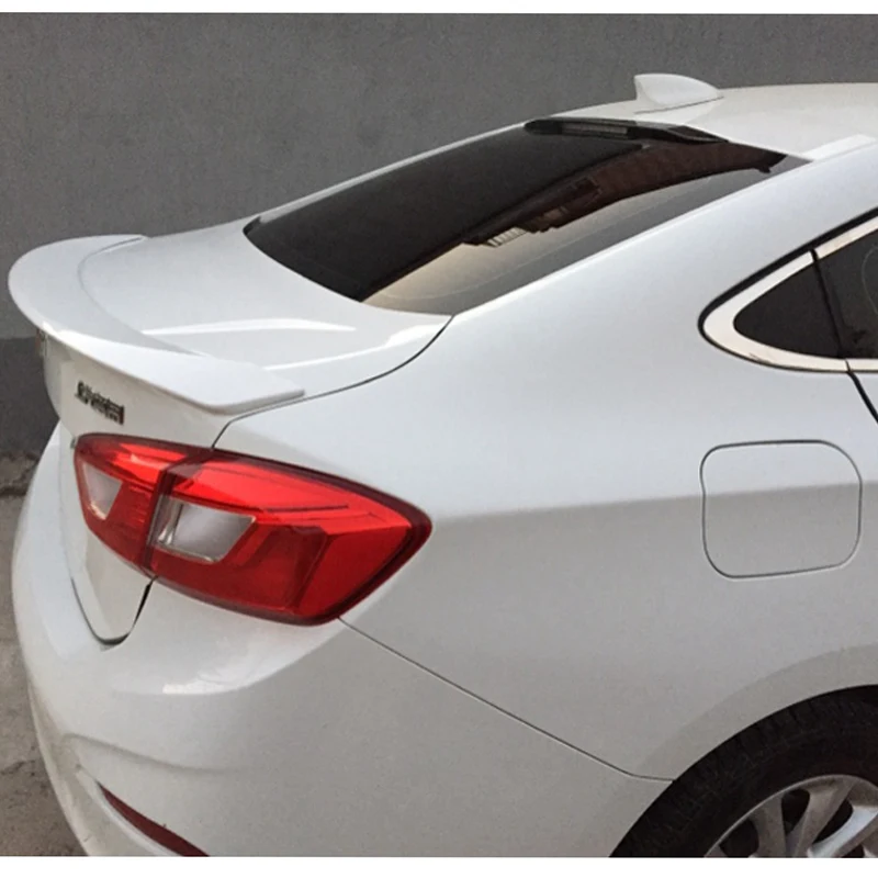 Для 2017 спойлер Cruze ABS материал заднее крыло автомобиля праймер цвет задний для
