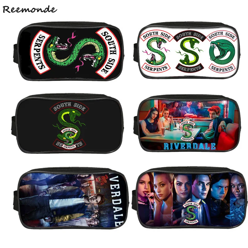 Детские ривердейл школьные ранцы Дейл Карандаш Чехол Southside холщовый мешок с