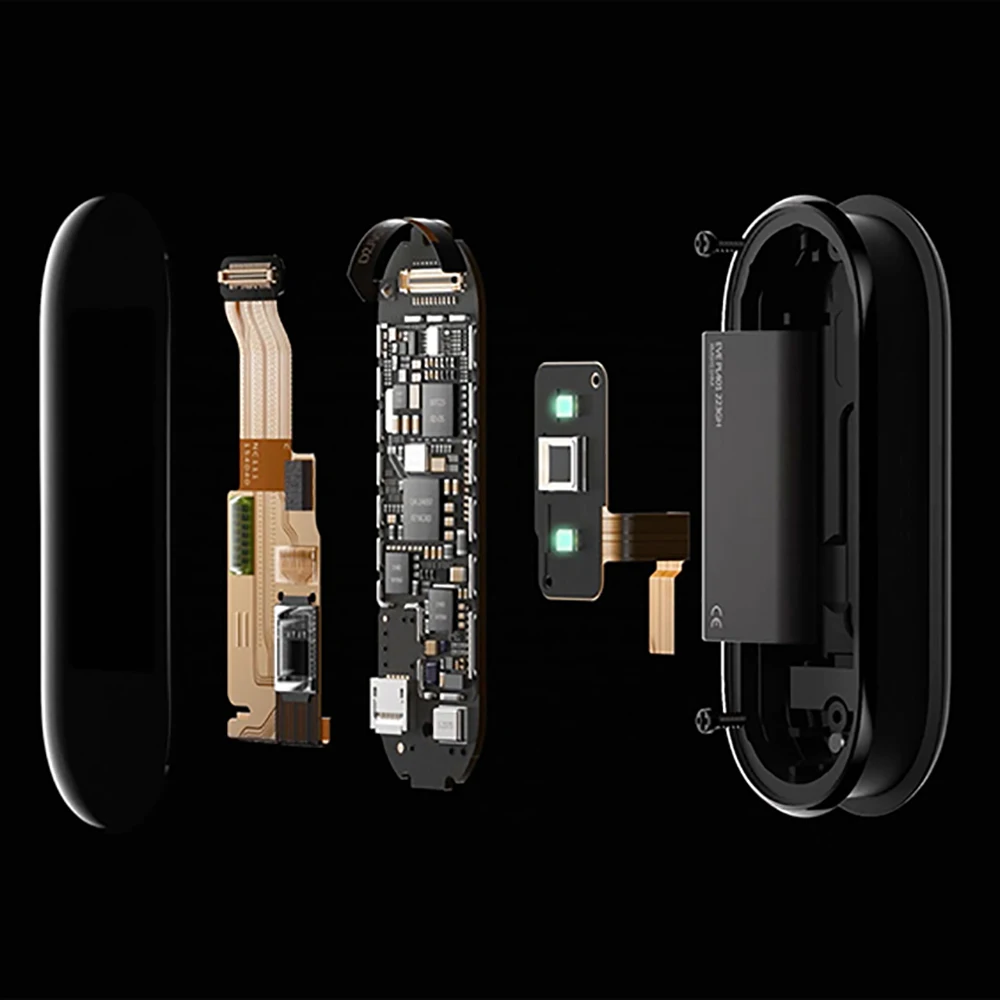 Смарт браслет Xiaomi Mi Band 5 с голосовым помощником пульсометром и управлением через