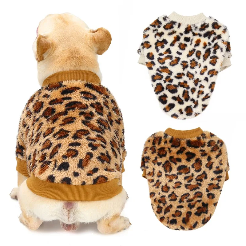 

Fleece Pet Dog Sweater Clothes Fashion Warm Puppy Coat Jacket Pullover Hoodies Costumes For Small Dogs Cats French Bulldog Pug