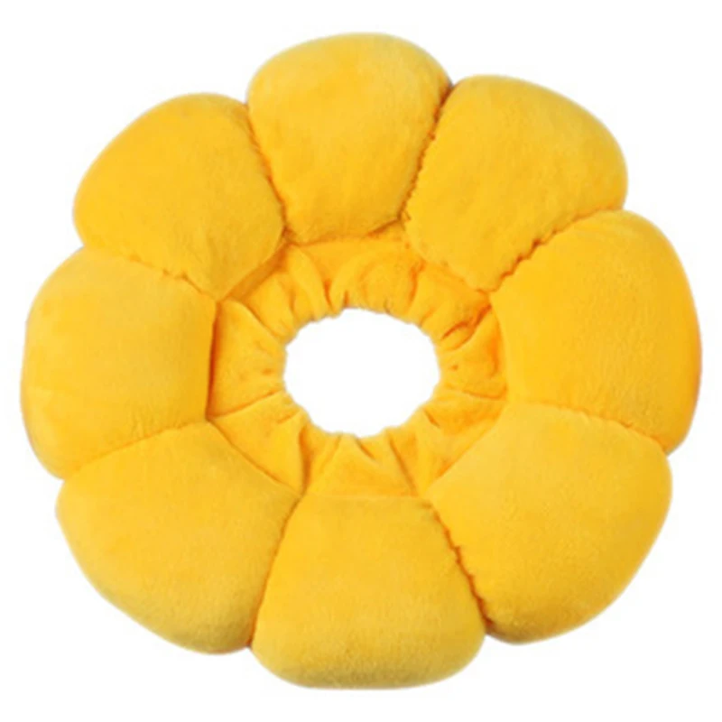 

Ошейник для домашних питомцев, мягкий Регулируемый головной убор из хлопка, против морщин и заживления ран, для собак и кошек