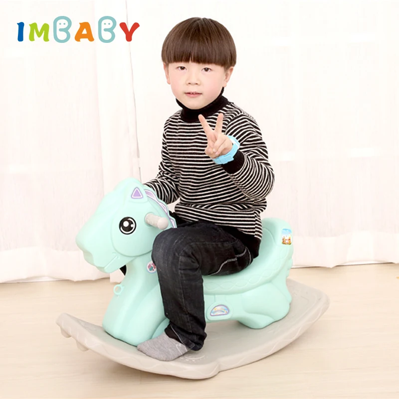 IMBABY детская троянская лошадка качалка детское кресло шкив многофункциональные