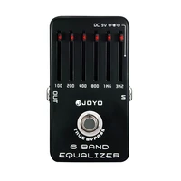 joyo jf 11 6 band eq graphic equalizer pedal multi effects pedal effect true bypass electric music footswitch effector