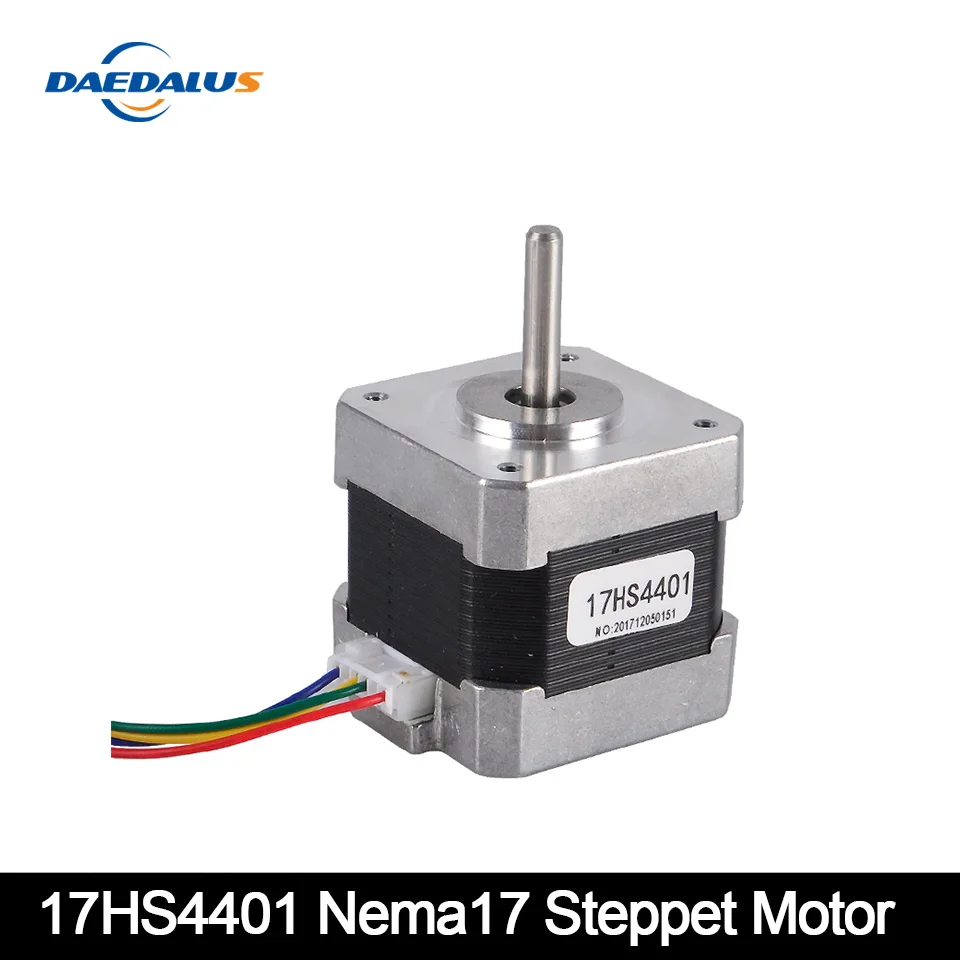 1 шт. Nema17 17HS4401 шаговый двигатель Гибридный 2 фазный 1.7A для ЧПУ 3D принтера фрезерные
