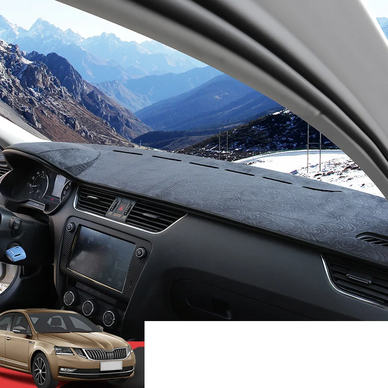 Солнцезащитный козырек Lsrtw2017 для приборной панели автомобиля протектор Skoda Octavia a7