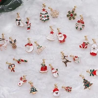 2022 new christmas gift santa claus socks tree bells elk temperament earrings for female women girl gift wholesale