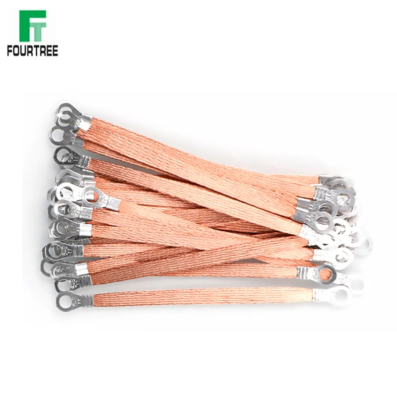 10 шт. пролетный Кабель Мост подключение заземление провод 6 квадратный медный