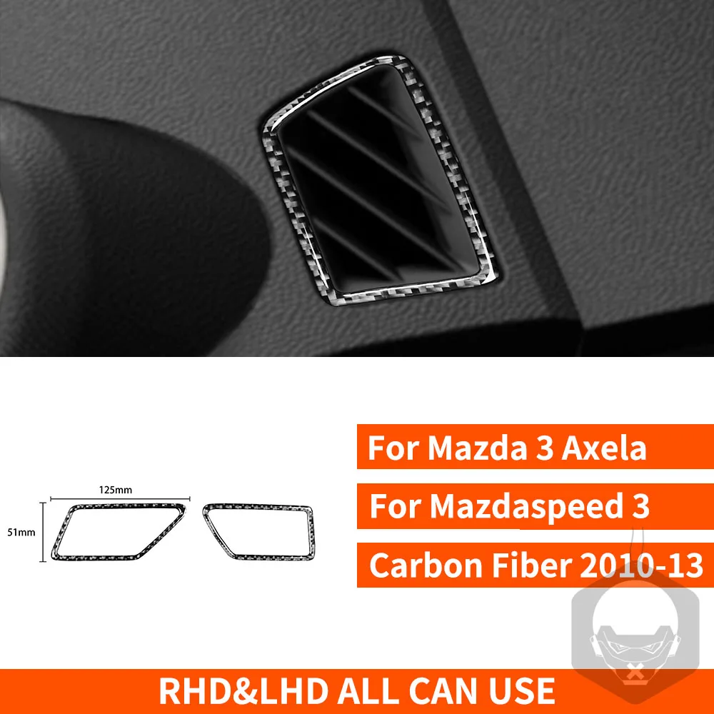 

Для Mazda 3 Axela 2010 2011 2012 2013 Mazdaspeed 3, наклейки из настоящего углеродного волокна, центральное управление, аксессуары для салона автомобиля