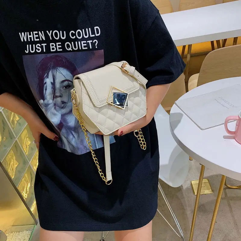 Горячая бриллиантовый дизайн модная женская сумка на плечо кожаная через сумки