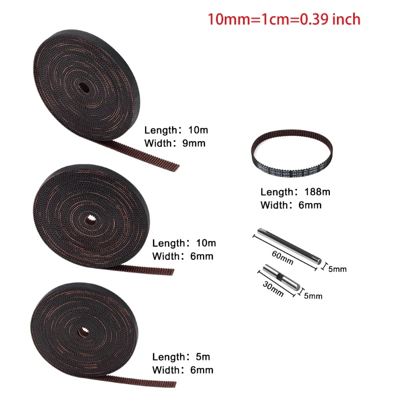 1 Set GT2 Timing Belt Drive 625 F695 2RS Synchronous Wheel for Voron V2.4 3D Printer Accessories