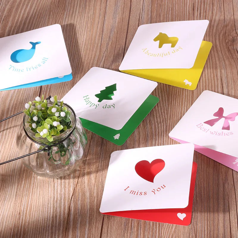 8 шт. Рождественский день благодарения спасибо открытки приглашения на свадьбу с