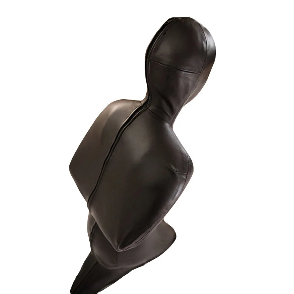 Латексный кожаный костюм на все тело спальный для мамы с ремнями бандажные ремни