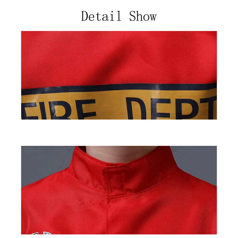 Униформа пожарного детские костюмы для косплея на Хэллоуин карнавальвечерние