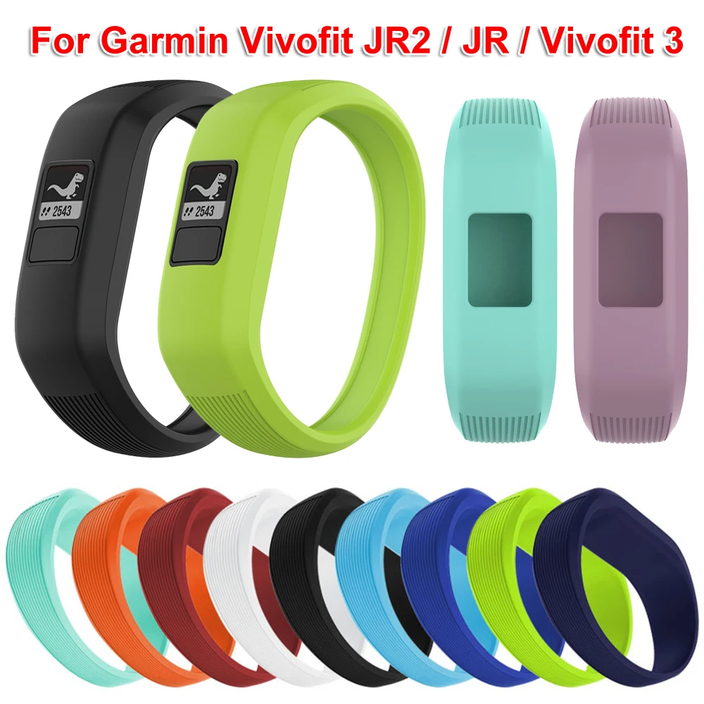Мягкий силиконовый ремешок для часов детский браслет на запястье Garmin Vivofit JR 2/Vivofit