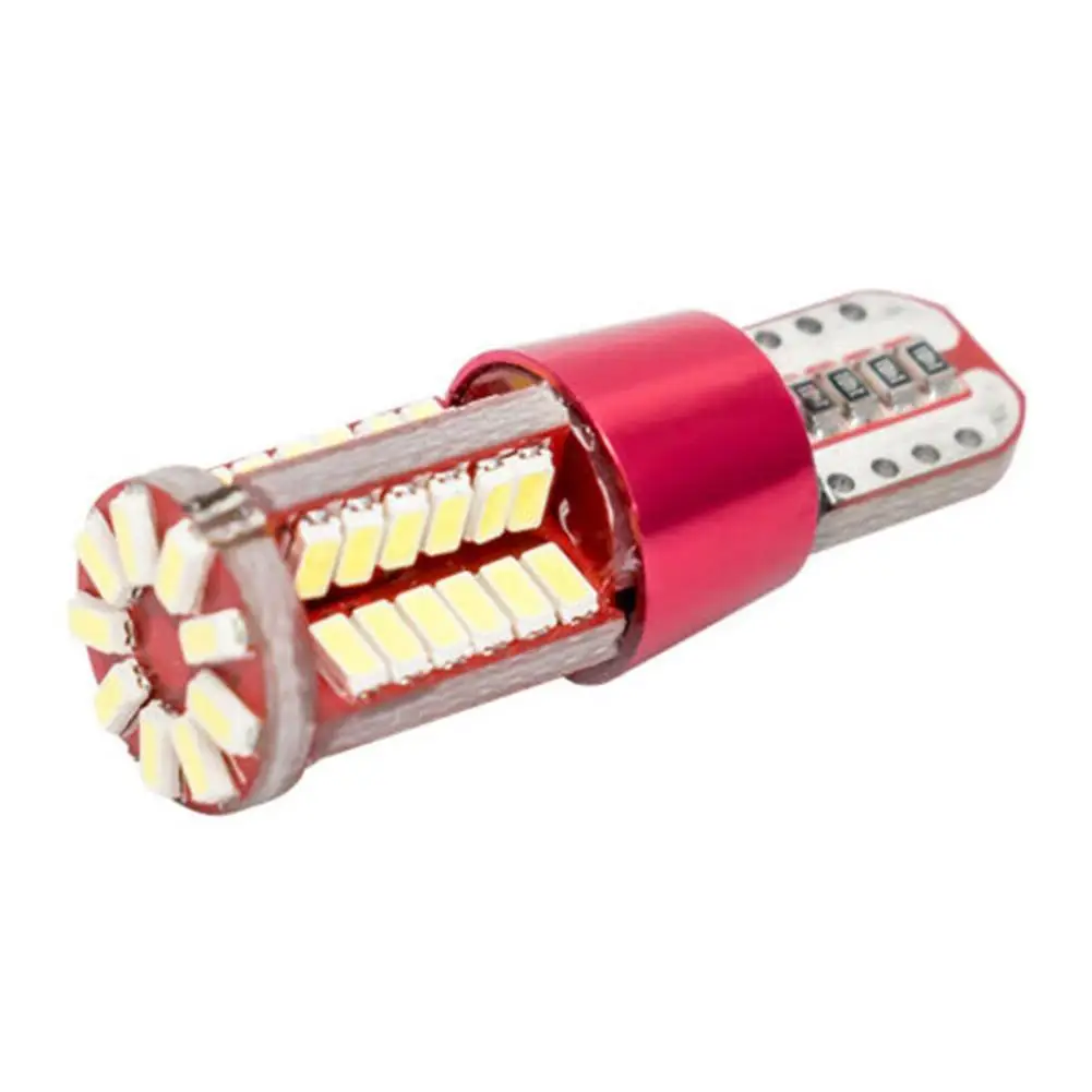 1 шт. T10 168 192 W5W 57 SMD 3014 Светодиодный Canbus без ошибок габаритный автомобильный фонарь парковочная лампа 57smd двигатель клиновидная лампа белый красный синий желтый