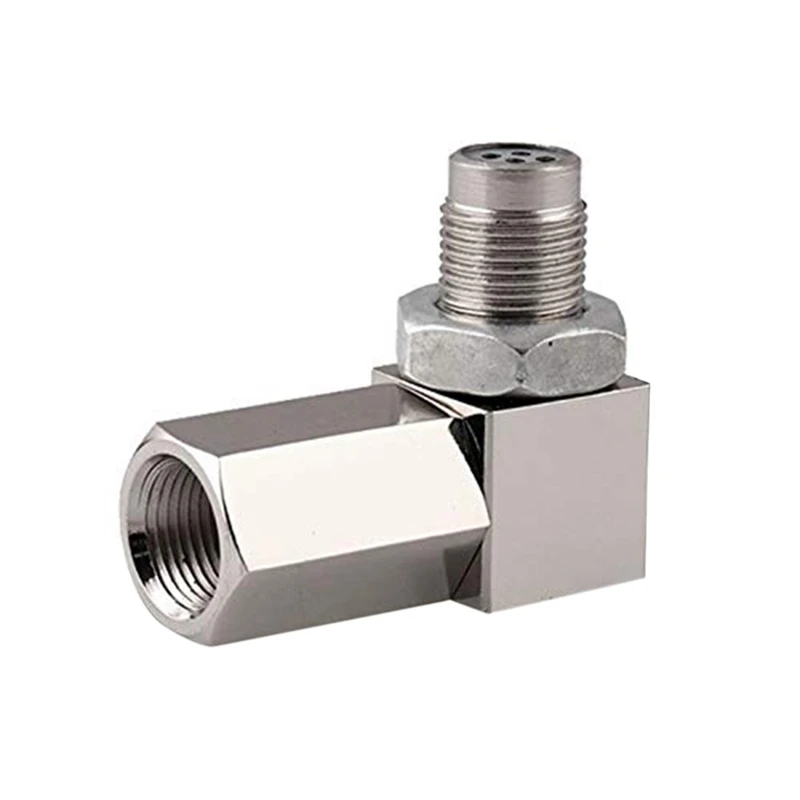 90 Degree CEL Check Engine Light Bungs Oxygen O2 Sensor Socket Real Mini Catalytic Converter 201 Stainless | Автомобили и