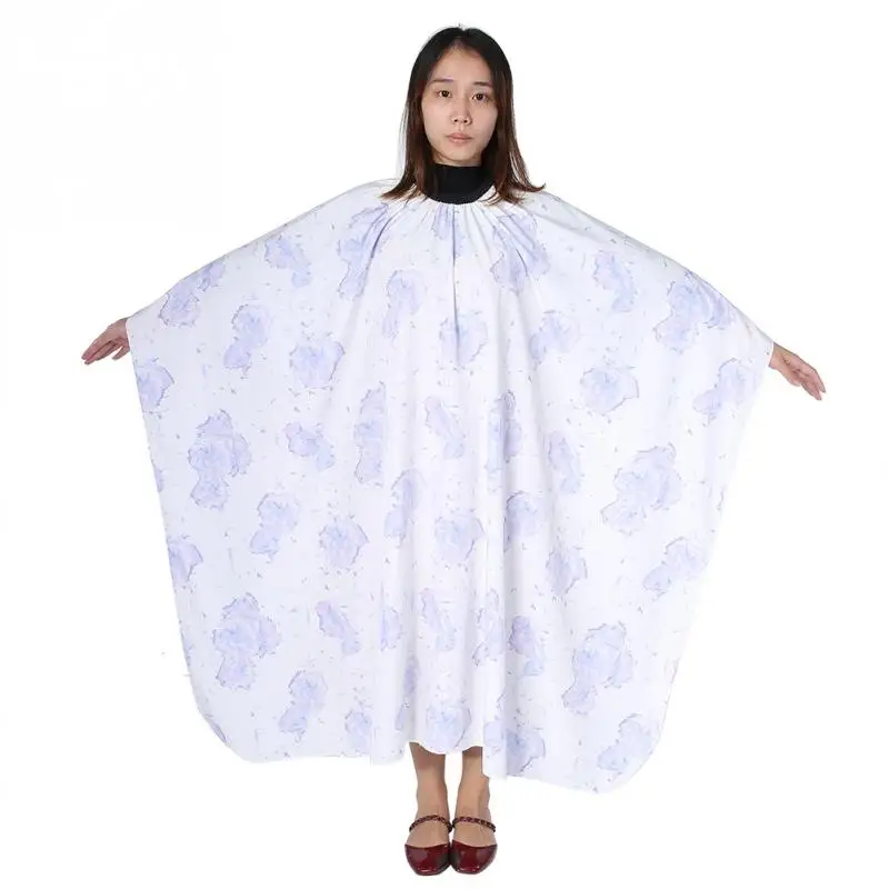 

Flowers Pattern Waterproof Oilproof Anti-static Salon Cape Barber Hairdressing Hair Cutting