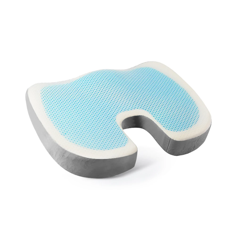 1x Gel Enhanced Cushion orthopedic gel and memory foam caudal spine cushion to relieve coccyx pain Office chair car seat | Дом и сад