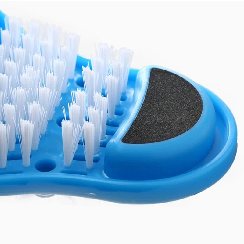 

Shower Slippers of Plastic Brush Spa Massage Foot Grinding Scrubber Remove Callus Feet Dead Skin Calluses Peeling Removal Brush