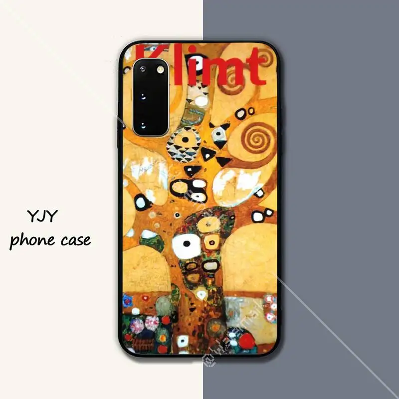 

Kiss by Gustav Klimt Design Silicone phone cover case for Samsung galaxy s6 s7 edge s8 s9 s10 s10 lite s20 ULTRA plus funda