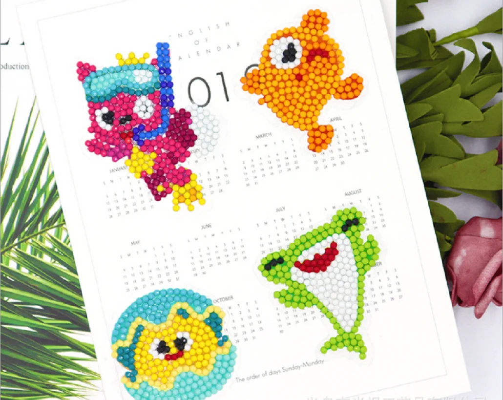 Набор для алмазной живописи акулы 9 шт. |