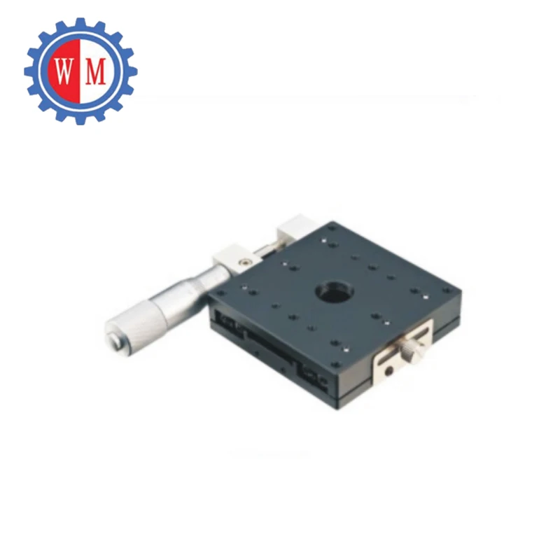 

80x80mm Travel 25mm Manual Micrometer Linear Translation Stage Table