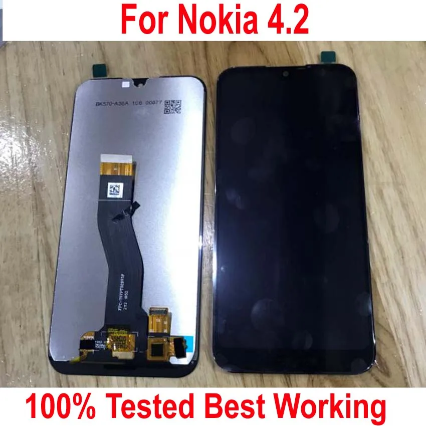 

100% Протестировано, лучшее стекло для Nokia 4,2 TA-1184 TA-1133 TA-1149, ЖК-дисплей, сенсорная панель, экран с дигитайзером в сборе