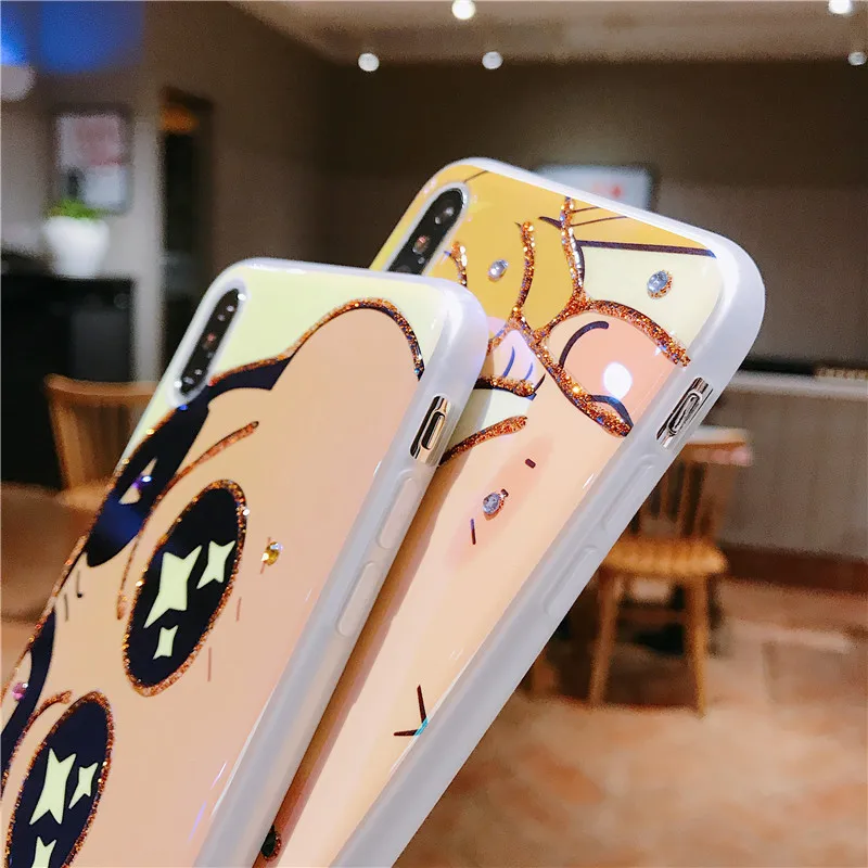 Чехол для iphone 11 pro Max Bling Sailor Moon, для iphone 11 X XR XS Max 6 7 8 plus, мягкий чехол из ТПУ с рисунком Crayon Shin-Chan