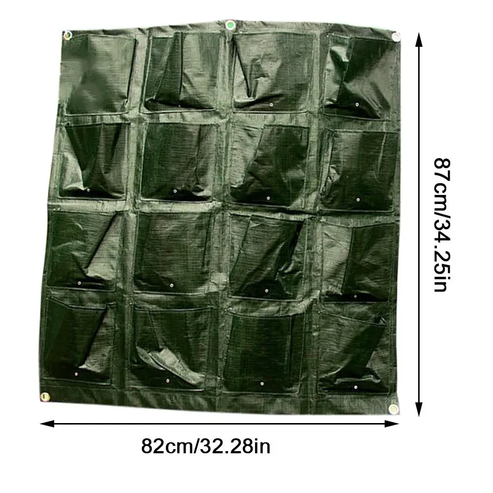 Настенный мешок для посадки деревьев висящий цветочный горшок сумка хранения
