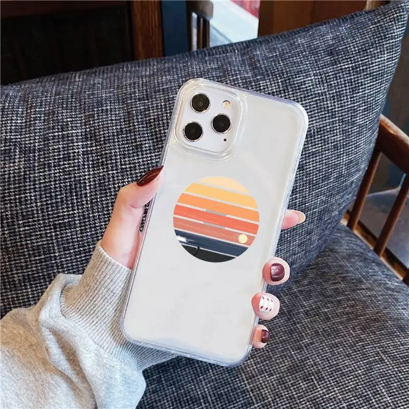 

Hot Sea wave surf summer surfing ocean Phone Case Transparent for iPhone 12 11 mini pro XS MAX 6 6S 8 7 Plus X 5S SE 2020 XR