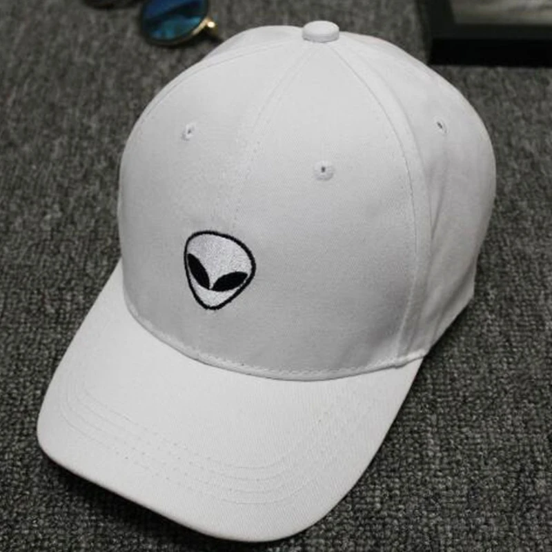

New Damn Alien Embroidery Baseball Cap Cotton Adjustable Outdoor Hat Lovers Hat