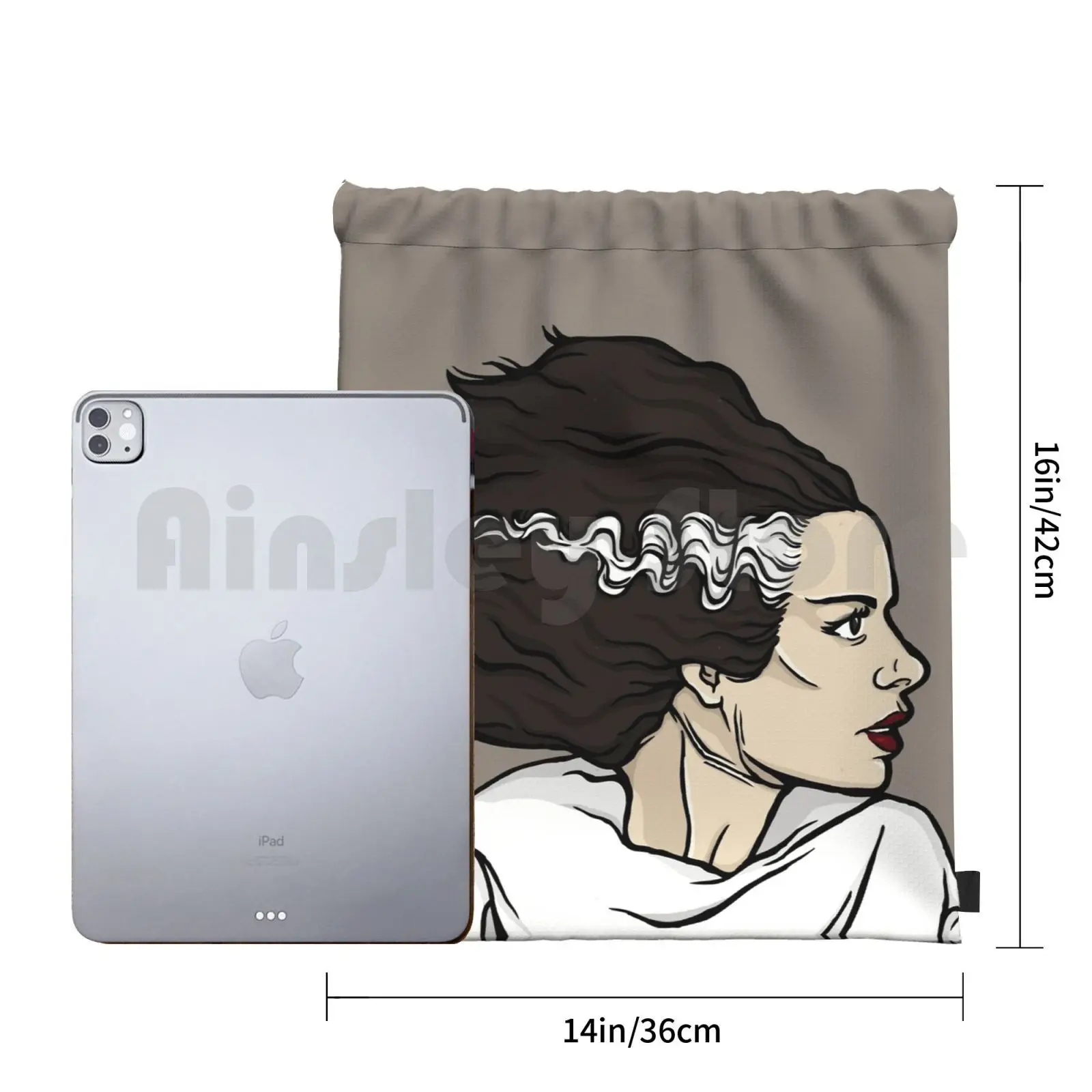 The Bride Frankenstein рюкзак сумка с Кулиской Спортивная Сумка водонепроницаемая Мэри