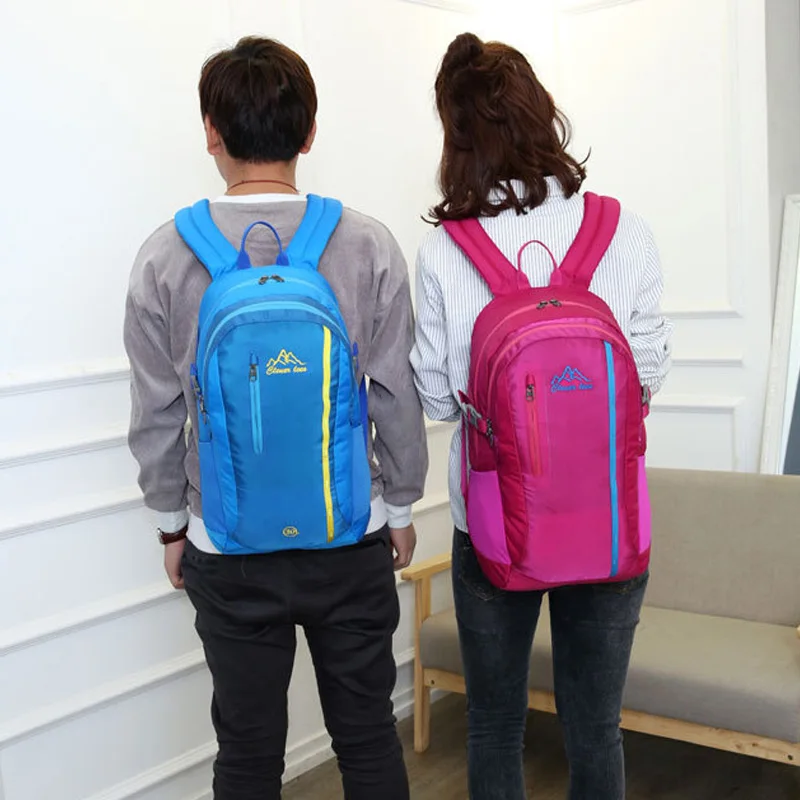

Outdoor travel mountaineering bag Fashion leisure sports double shoulder outdoor bag Korean version of students Backpack 094