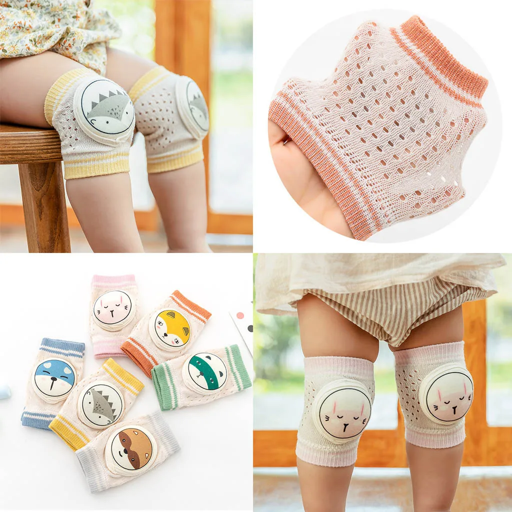 

SAGACE Infant Kids Baby Security Protection Mesh Anti-skid Anti-fall Kneepads Safety Protective Cover Baby Care For Crawling