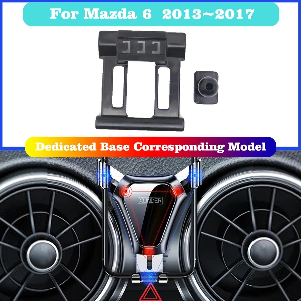 for mazda 6 gj1 gl mk3 2013 2014 2015 2016 2017 wireless car charger mount phone holder gps gravity smartphone auto accessories free global shipping