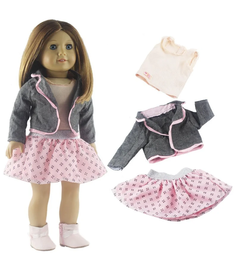 5 комплектов одежды для кукол ручной работы Модная стильная одежда платье