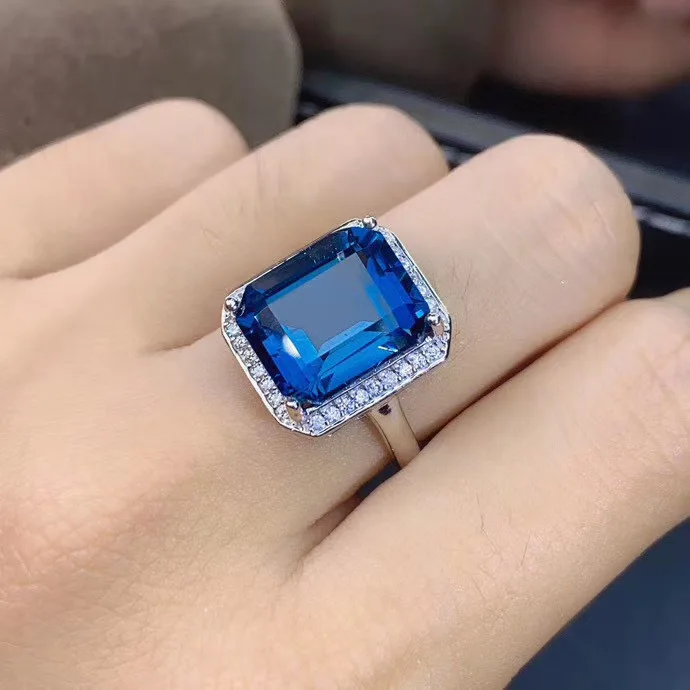 Natural And Real Red Topaz Ring Wedding Engagement Fine Jewelry Wholesale 925 sliver | Rings