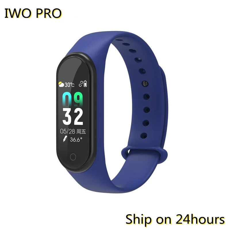 

M4S Multifunctional Heart Rate Sleep Waterproof Sports Bluetooth Smart Band Mens Women's Multi-sport Modes Smartwatches 5 Colors