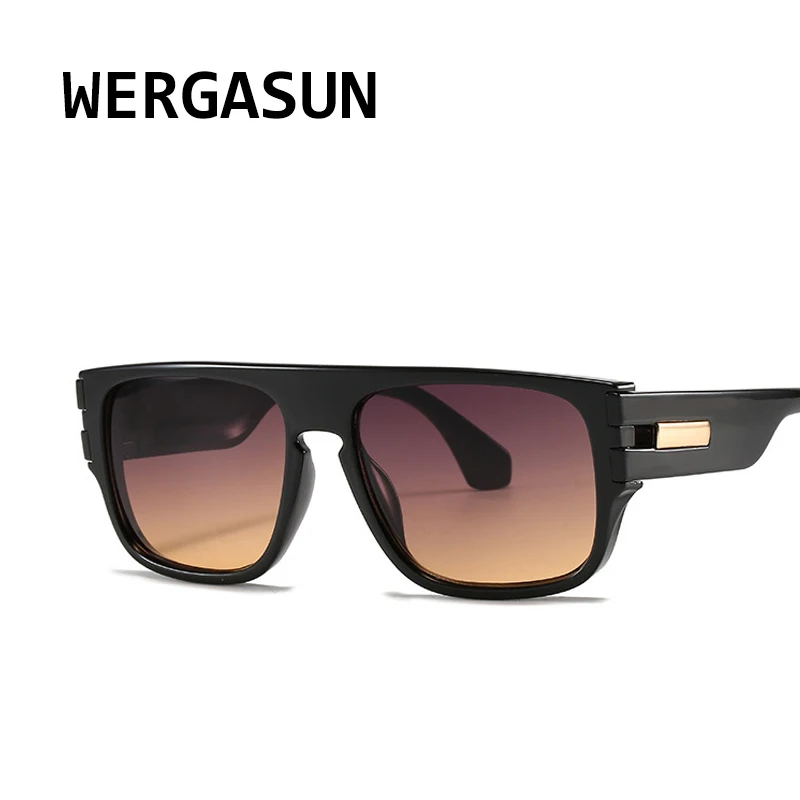 

WERGASUN Brand Design Men Sunglasses Vintage Sun Glasses Women Luxury Gradient Sunglass UV400 Shades gafas de sol hombre