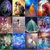 diamond painting dream girl mosaic cross stitch square drill round drill princess home decorative picture hanging painting