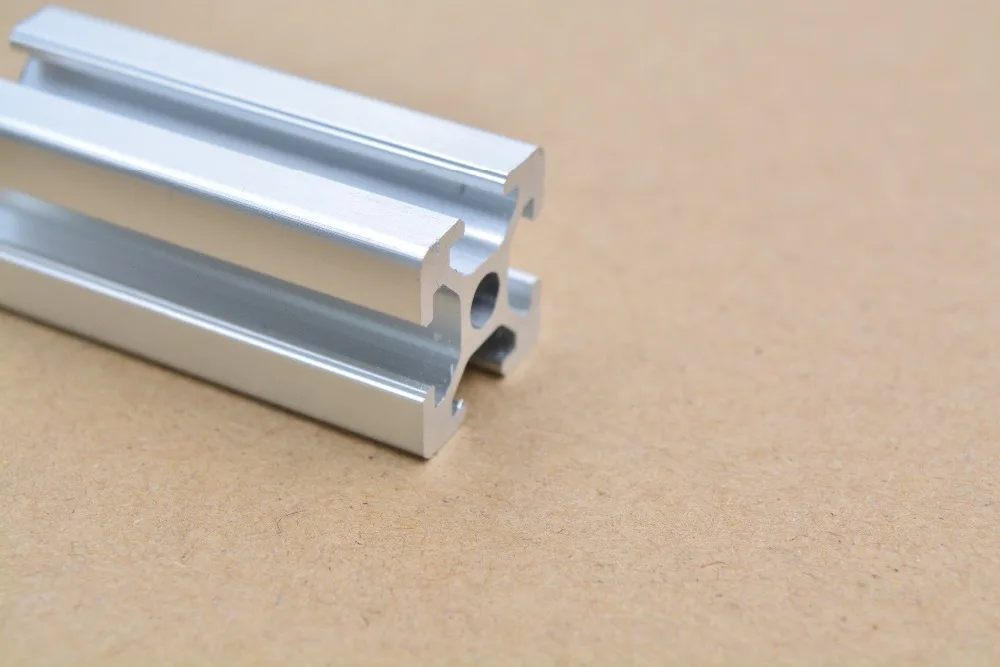 

2020 aluminum extrusion profile european standard white length 230mm 250mm industrial aluminum profile workbench 1pcs