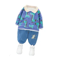 new spring baby cartoon clothes children boys girls t shirt cartoon pants 2pcssets autumn kid infant clothing casual sportswear