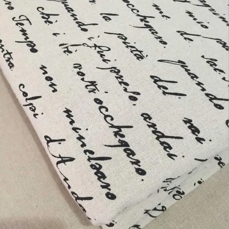 100*150 см ретро обивка печатная хлопчатобумажная льняная ткань по метрам DIY швейный