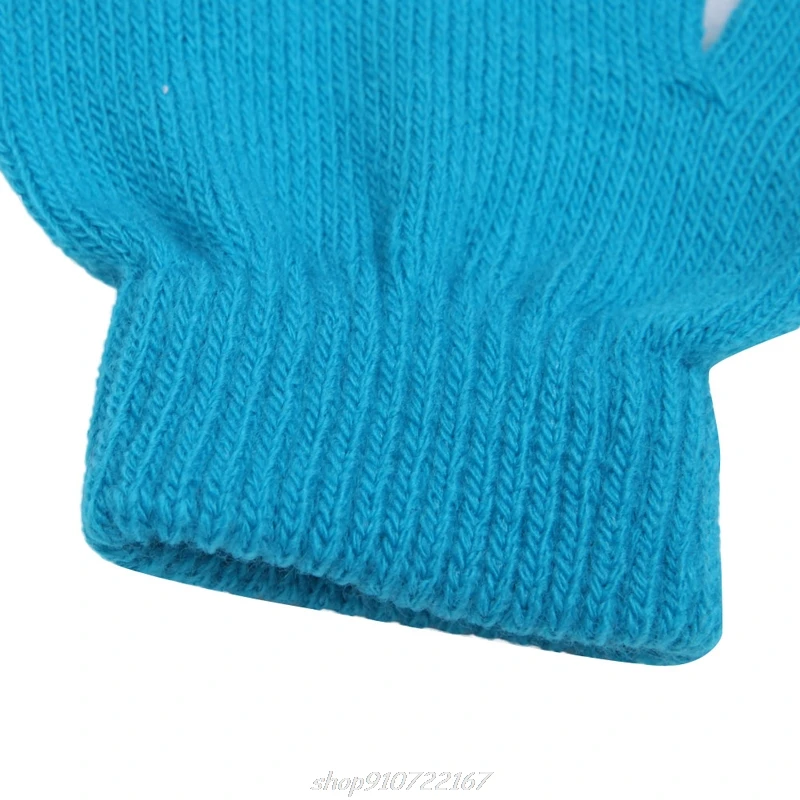 

Winter Cute Baby Boys Girls Gloves Solid Color Finger Point Knit Stretch Mittens N02 20 Dropshiping
