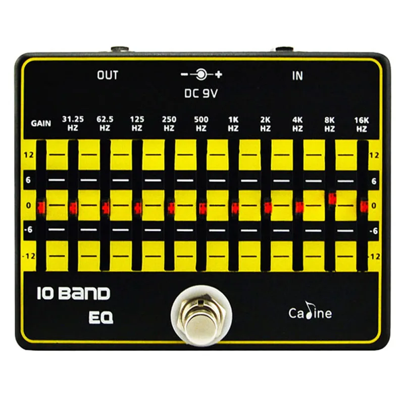 Caline CP-24 10 полосным эквалайзером оригинальный байпасс дизайн гитарная педаль