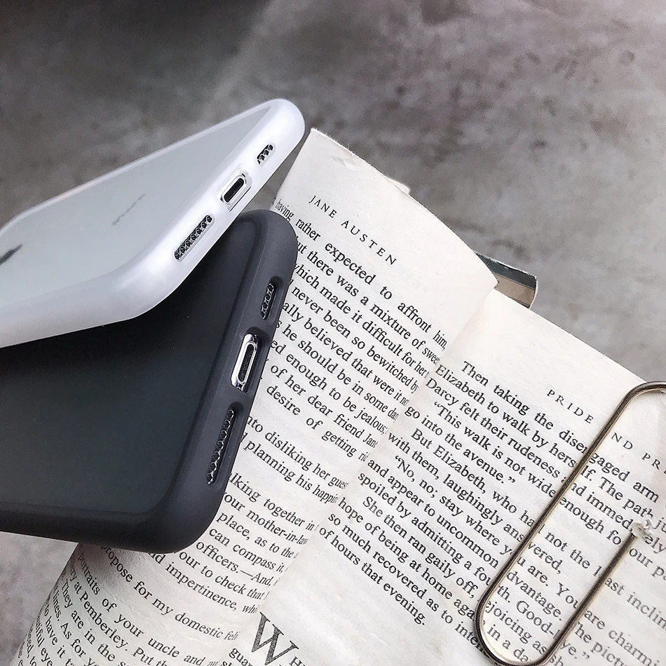 Противоударный силиконовый чехол-бампер для iPhone 11 Pro Xs Max Xr X, прозрачный 360 матовый защитный чехол для iPhone 7 8 Plus, Fundas