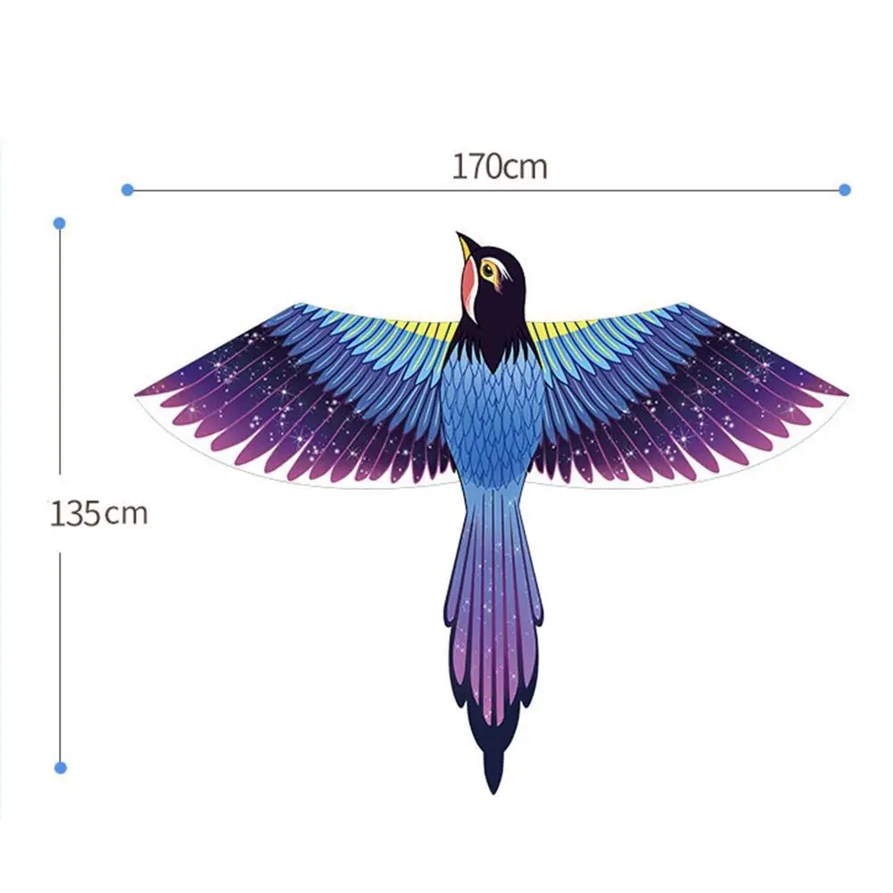 

Magpie Animal Kite Adult Children Breeze Easy To Fly Large Long Tail Cartoon Kite Line Flying Kites String Outdoor Toys