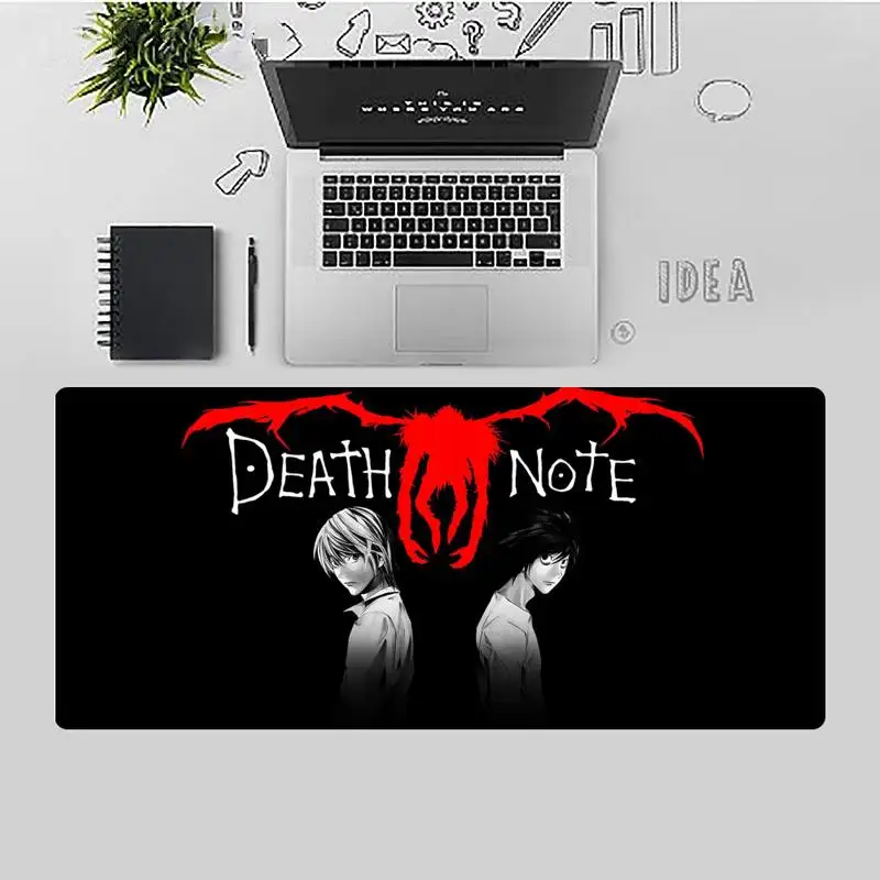 

Death Note Silicone large/small Pad to Mouse Game Desk Table Protect Game Office Work Mouse Mat pad X XL Non-slip Laptop Cushion