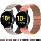 Ремешок нейлоновый для Samsung Galaxy Watch Active 2, браслет для наручных часов Huami Amazfit bip, 20 мм 22 мм 40 мм 44 мм