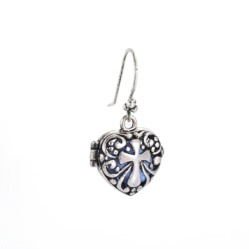 5 пар тибетские филигранные кресты в форме сердца ароматерапия эфирное масло